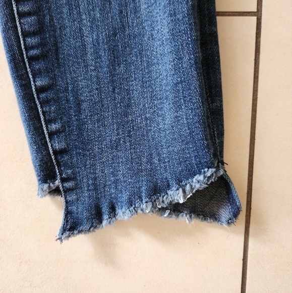 Dl1961 Marriana Hewitt Farrow Cropped High Rise Sculpted Jean's Size 28 - Picture 9 of 9